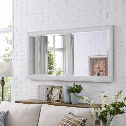 Red Barrel Studio® Samantha Modern Distressed Floor Mirror,Full Length